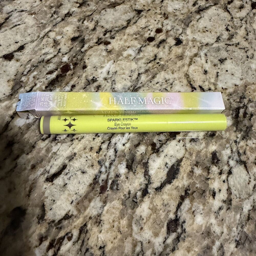 Half Magic Sparklestik Eye Crayon Fauxbot Gunmetal 0.04 oz New Damaged Box
